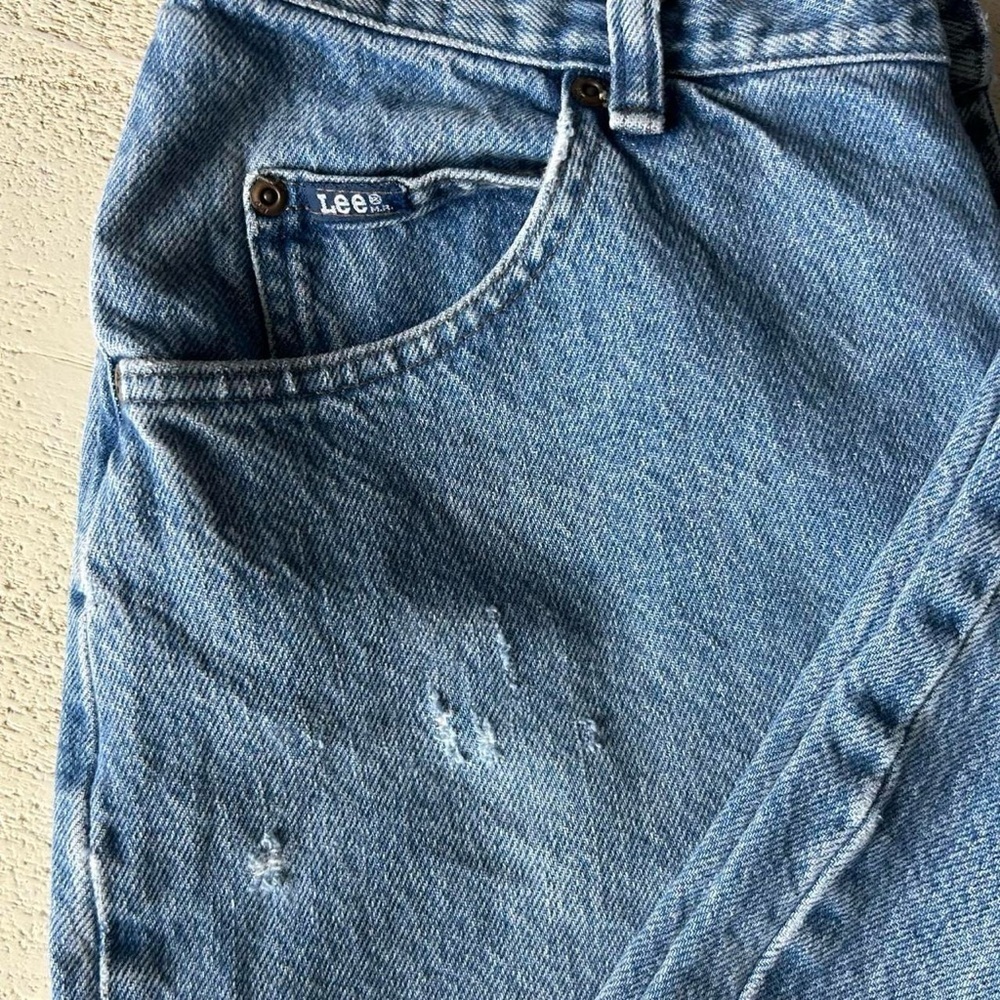 Vintage 80s Lee originals/  High-Rise Straight Leg MOM Jeans 🌟